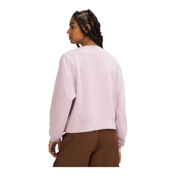 Lululemon Softstreme Perfectly Oversized Cropped Crew
Pink Peony W3EZLS Size 4 - Picture 7 of 8